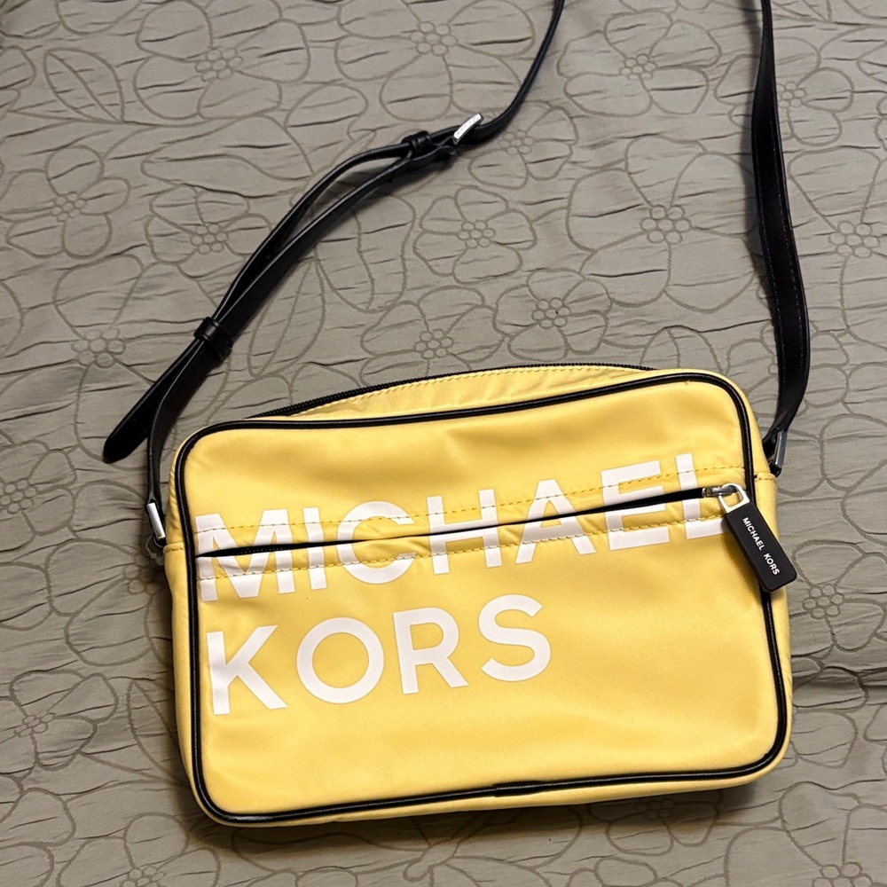 Michael Kors Bright Yellow Messenger Bag